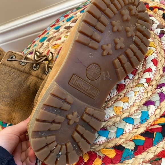 Timberland Tan Shearling-Lined Lace-Up Boots - Picture 7 of 7